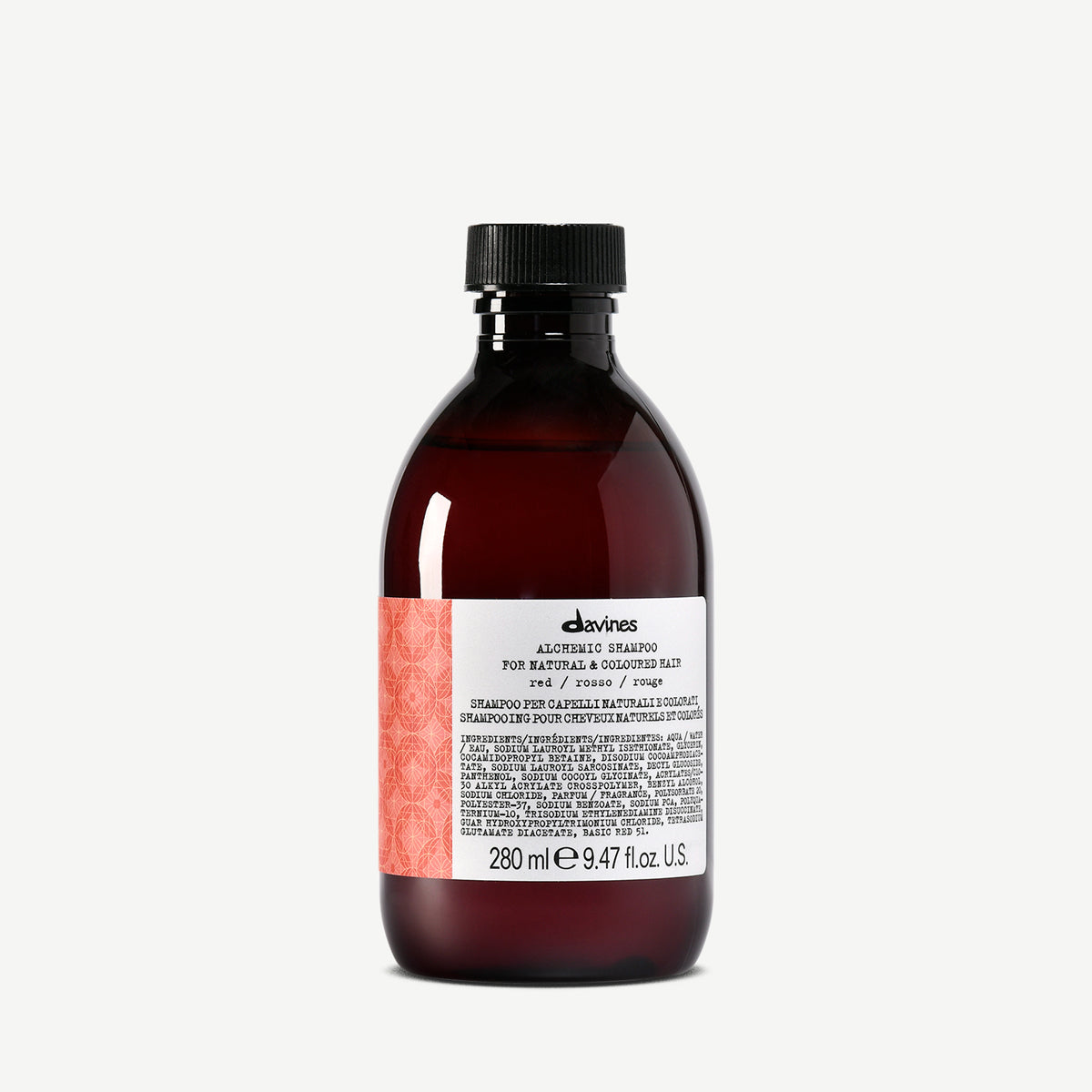 ALCHEMIC Shampoo Red <p>Šampon pro zvýraznění barvy - teplé červené odstíny</p>
280 ml Davines