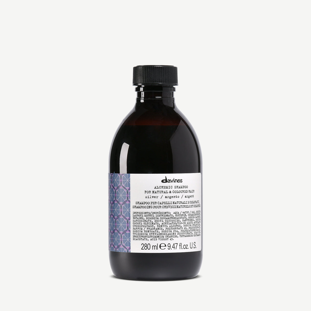 ALCHEMIC Shampoo Silver <p>Šampon pro zvýraznění barvy - studené blond odstíny. 280 ml Davines