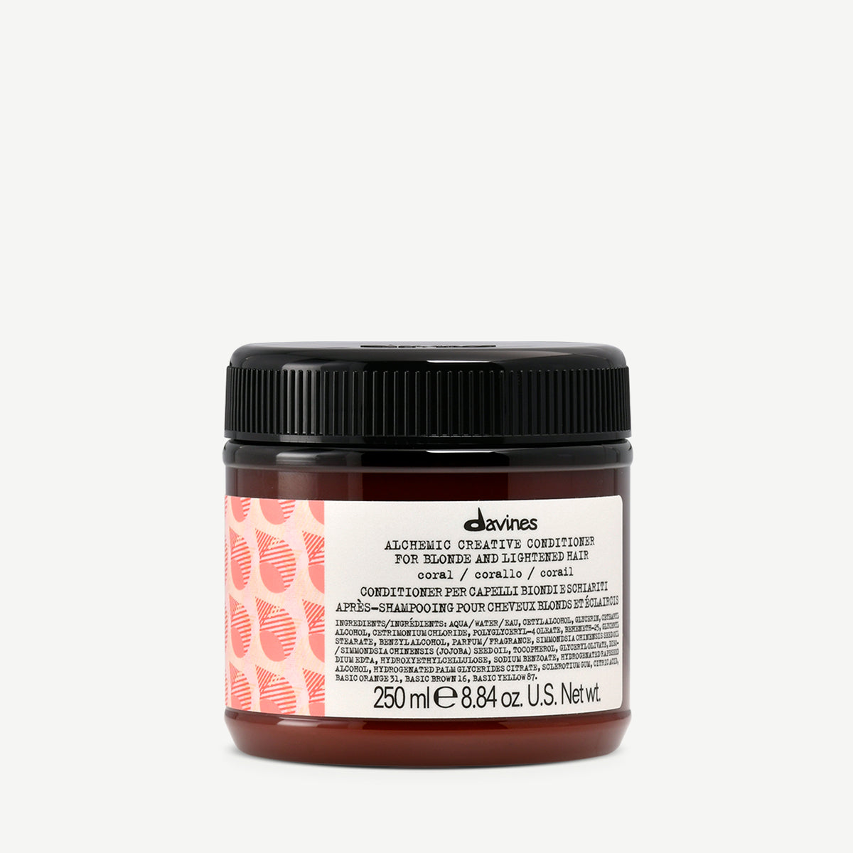 ALCHEMIC Creative Conditioner Coral <p>Kondicionér pro docílení kreativních odstínů pro blond a zesvětlené vlasy - odstín korálový.</p>
250 ml Davines