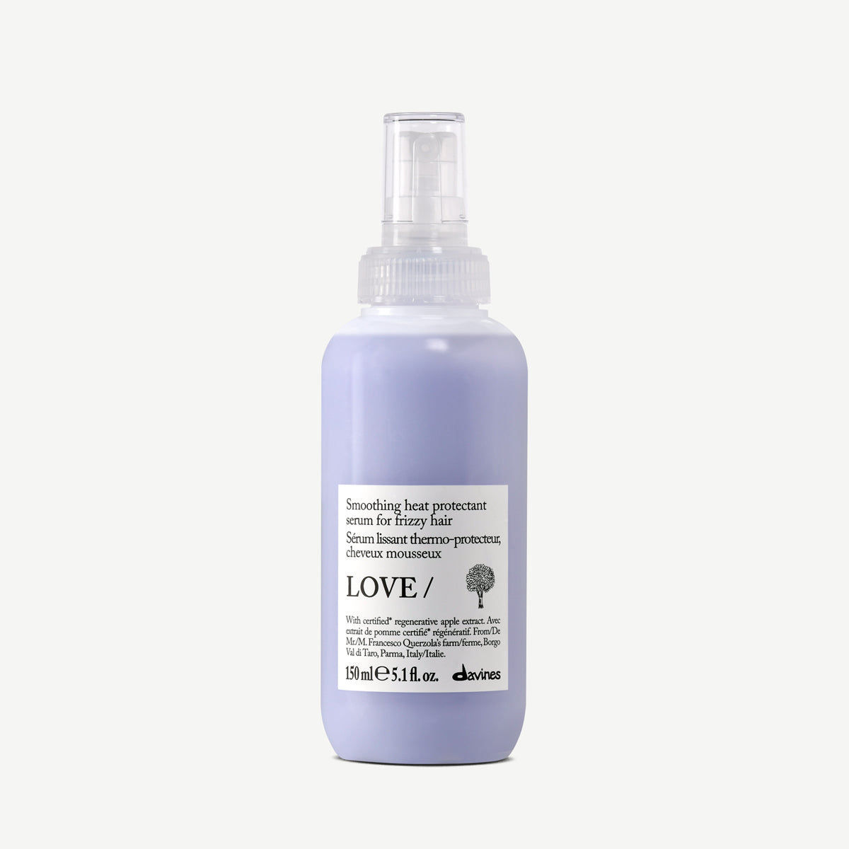 LOVE Smoothing Sérum <p>Hydratační a uhlazující sérum, které poskytuje dlouhotrvající ochranu proti krepatění s lehkou kontrolou. Jeho lehká, přesto vyživující formule uzamyká vlhkost, zanechává vlasy jemné, lesklé a viditelně hladší. Ideální pro zkrocení neposlušných pramenů a snadnou úpravu vlasů, vlasy vypadají uhlazené, disciplinované a snadno upravitelné.</p> 150 ml Davines