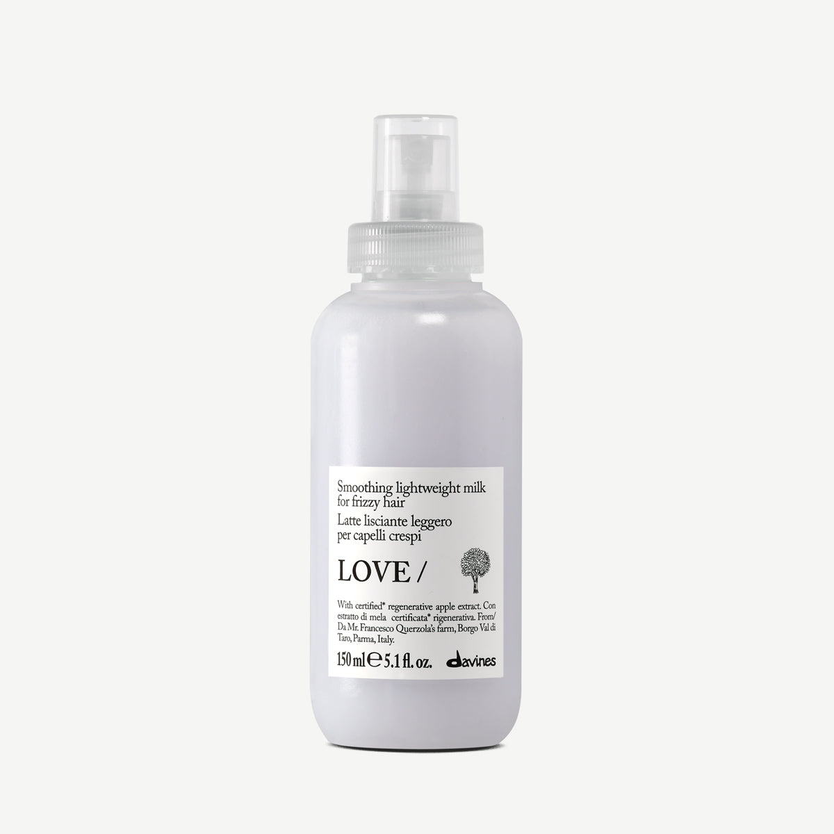 LOVE Hair Smoothing lehké mléko 1 Davines