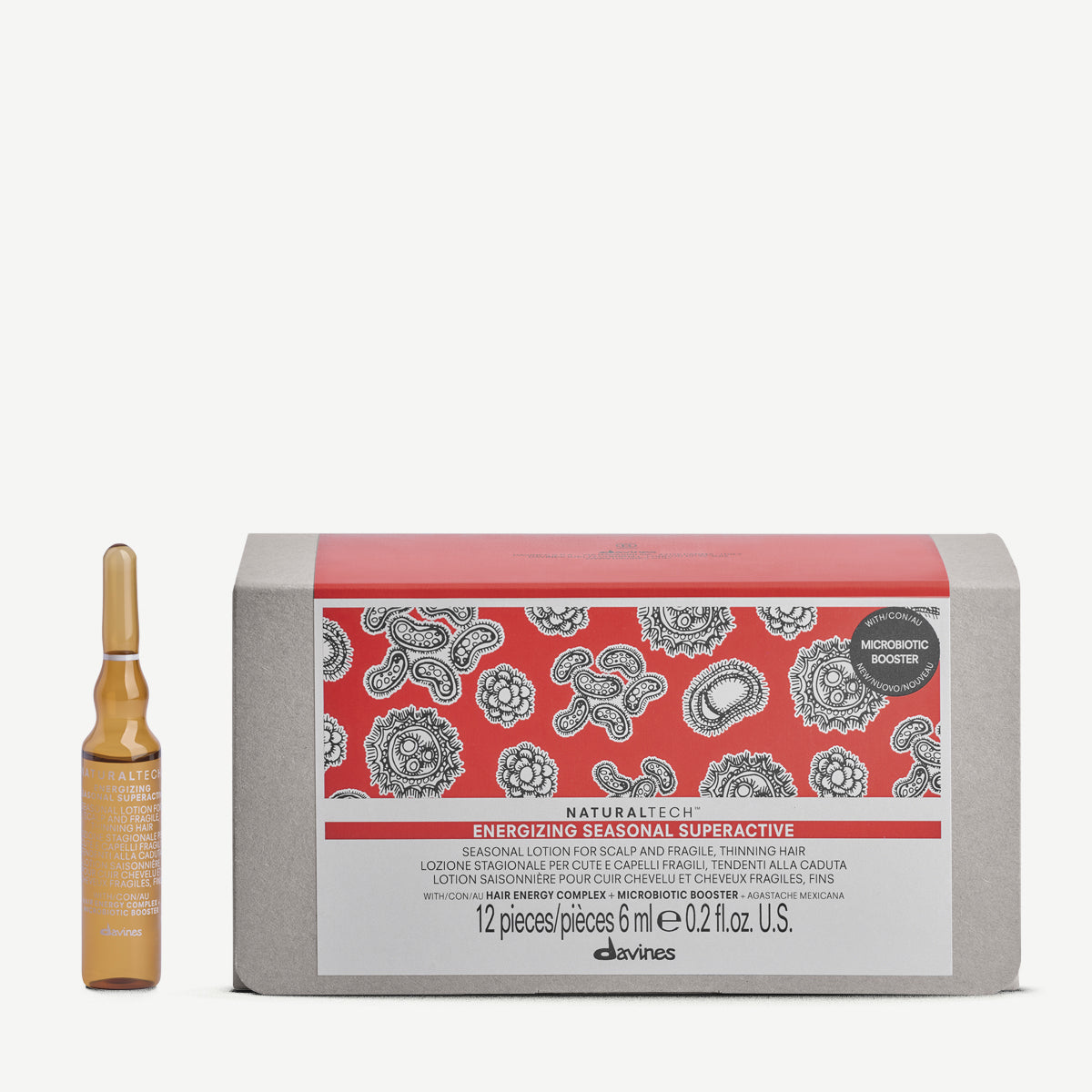 ENERGIZING Seasonal Superactive <p>Regenerační sérum pro křehkou vlasovou pokožku a vlasy mající sklon k vypadávání.</p>
6 ml Davines