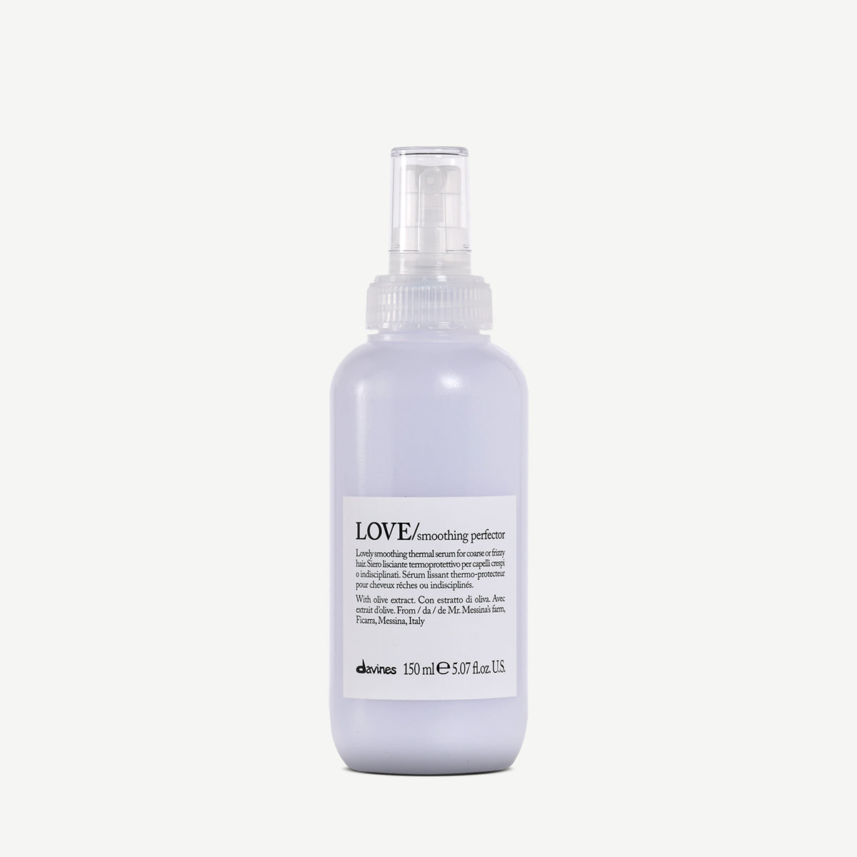 LOVE Smoothing Perfector <p>Uhlazující sérum s termální ochranou na nepoddajné a krepaté vlasy.</p>
150 ml Davines