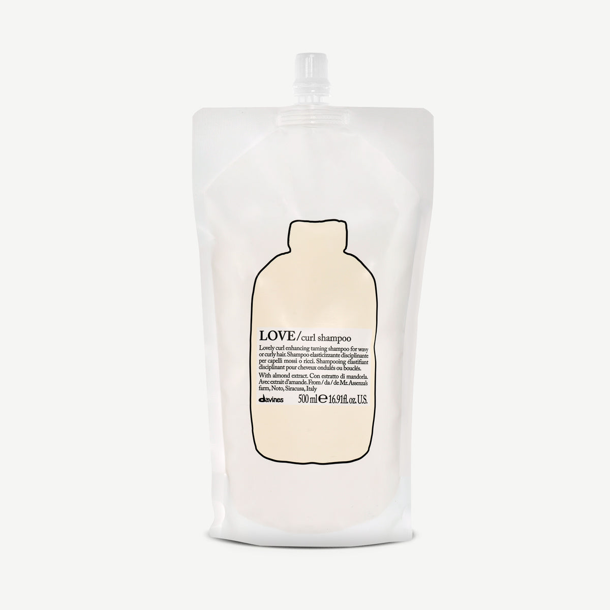 LOVE CURL Shampoo Refill <p>Šampon pro vlnité a kudrnaté vlasy.</p>
500 ml Davines