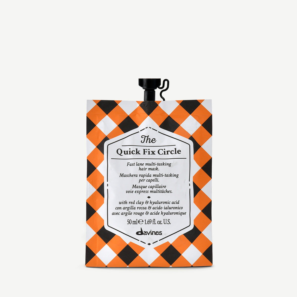 The Quick Fix Circle <p>Rychle působící multi-tasking vlasová maska.</p>
<p> 50 ml Davines