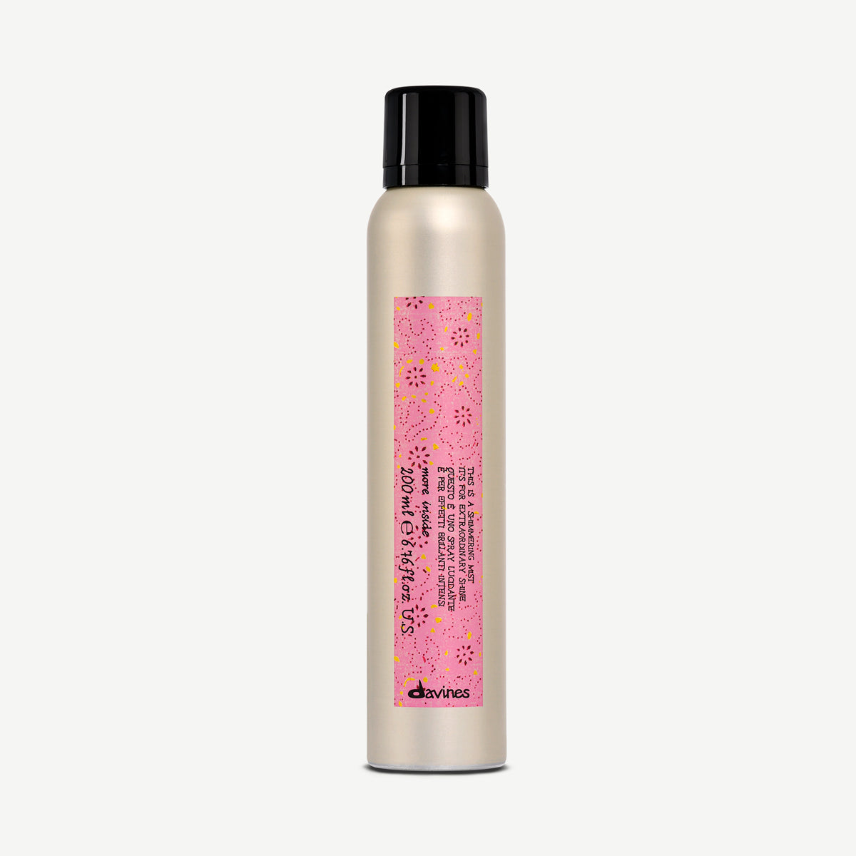 This is a Shimmering Mist <p>Mlha pro extrémní lesk vlasů.</p>
200 ml Davines