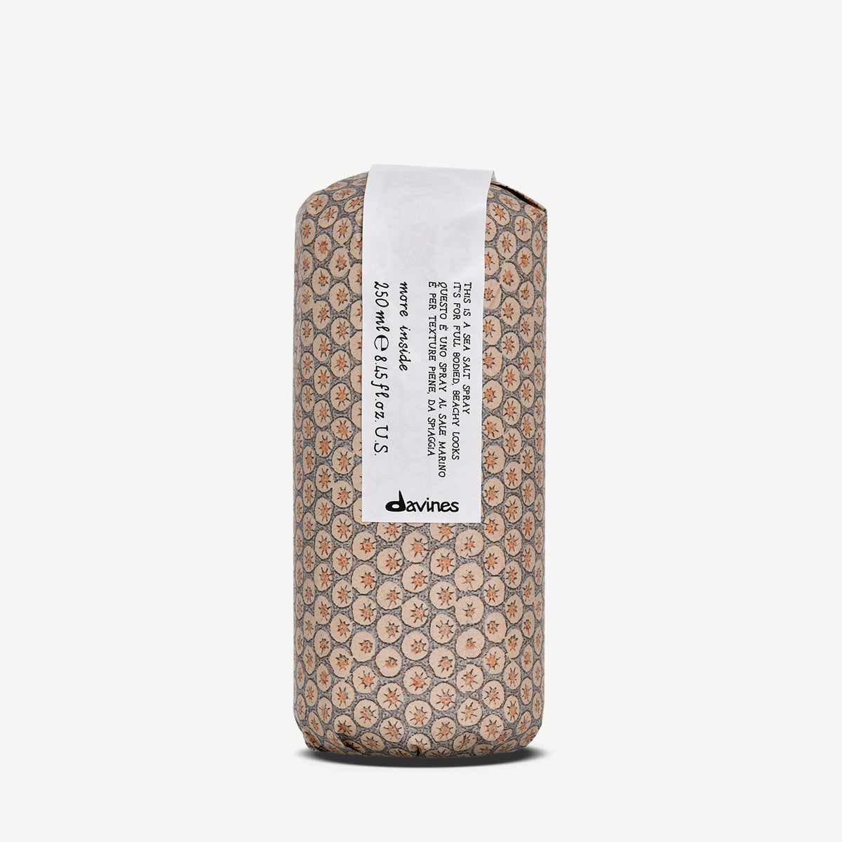 This is a Sea Salt Spray <p>Sprej s mořskou solí pro plný objem a plážový look s matným efektem.</p>
250 ml Davines