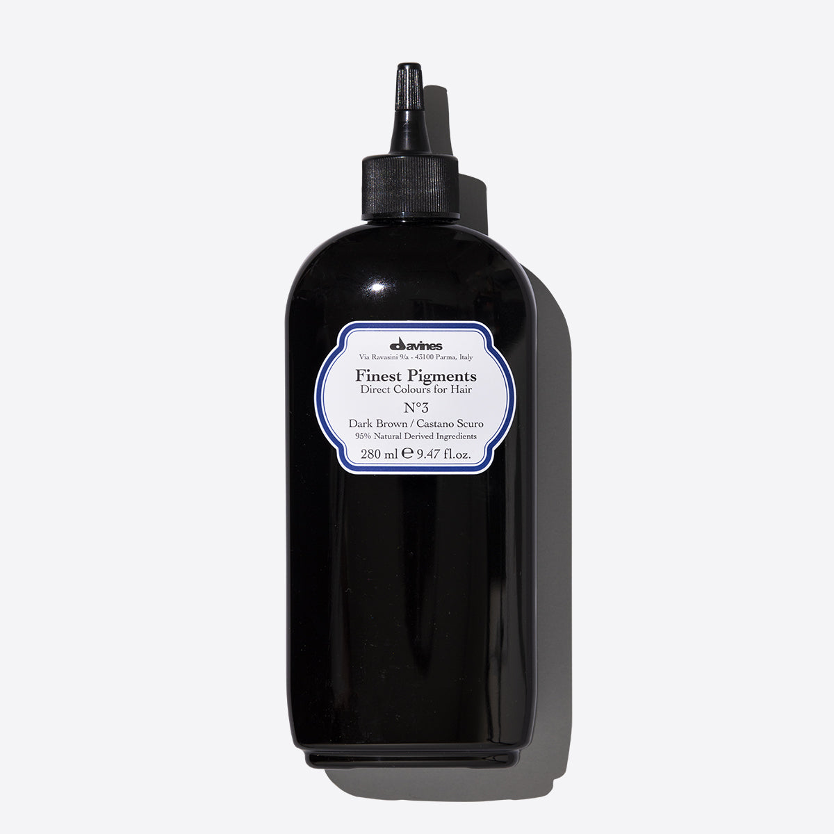 N°3 Dark Brown / Tmavě hnědý odstín <p>Přímá barva na vlasy v gelové podobě.</p>
<p> 280 ml Davines