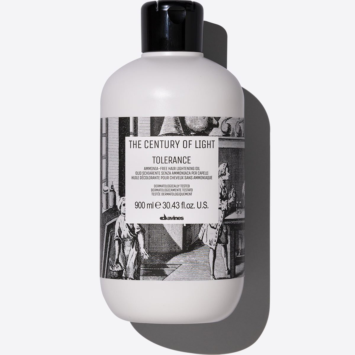 Tolerance <p>Dermatologicky testovaný zesvětlovací olej bez amoniaku.</p>
<p> 900 ml Davines
