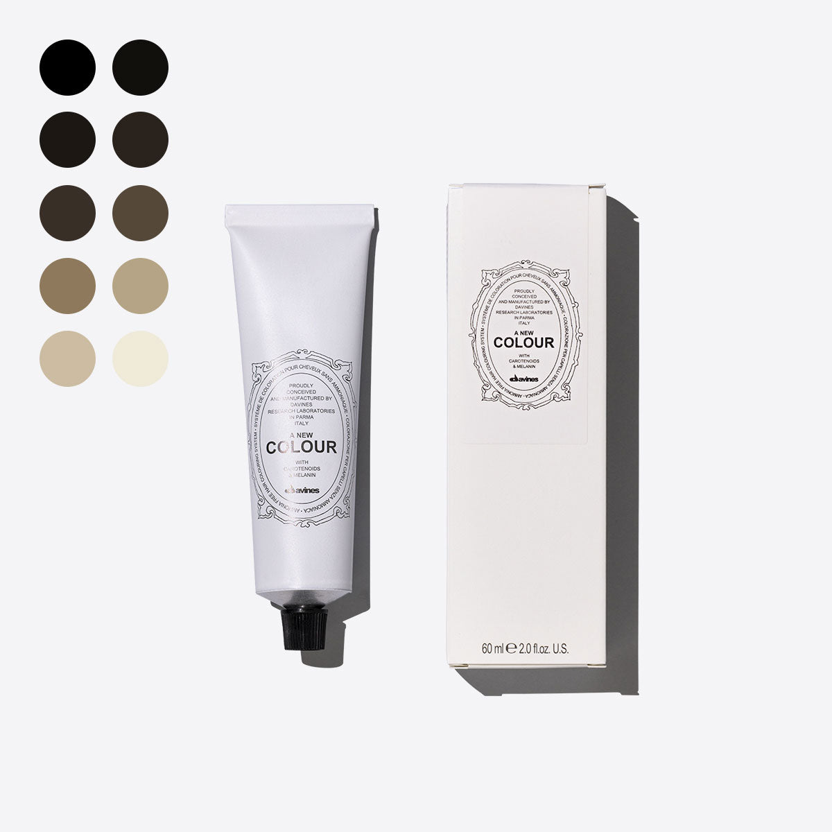 Naturals / Přírodní odstíny <p>Permanentní barvící krém bez amoniaku.</p>
<p> 0 pz. Davines