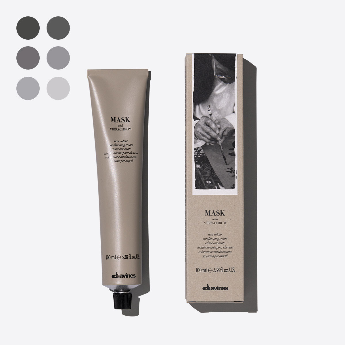 Ash Naturals / Přírodní popelavé odstíny <p>Permanentní krémová barva s amoniakem.</p>
<p> 0 pz. Davines