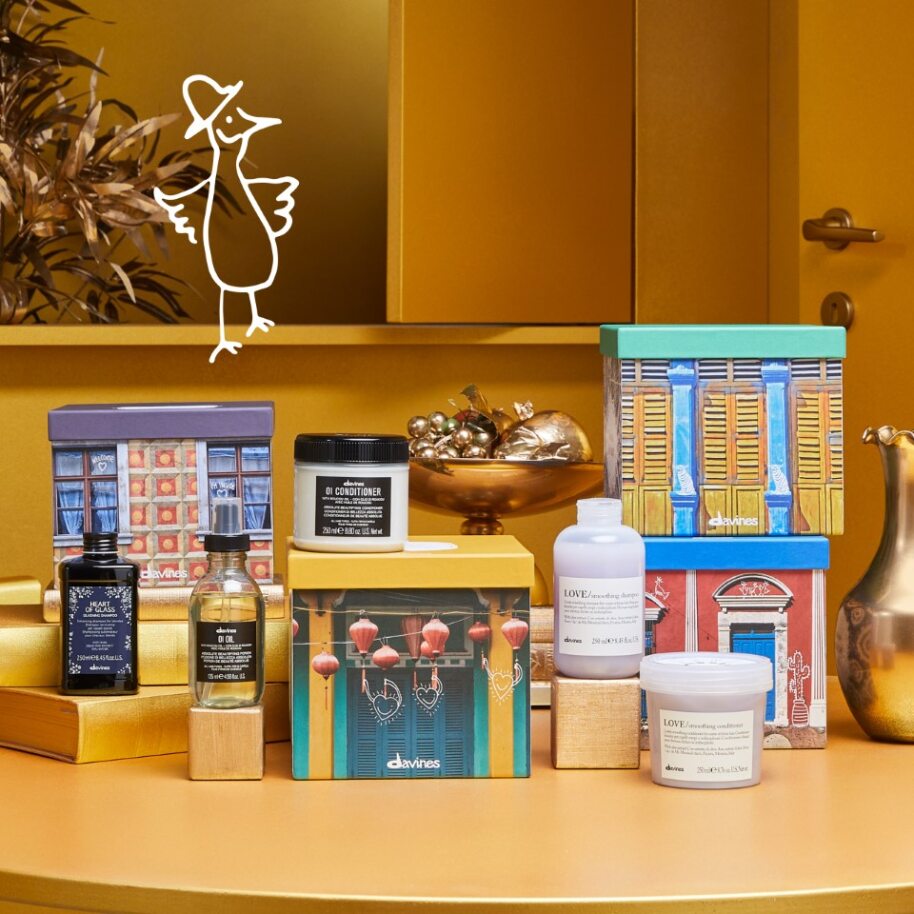 Rozbalte si Davines vánoční balíčky