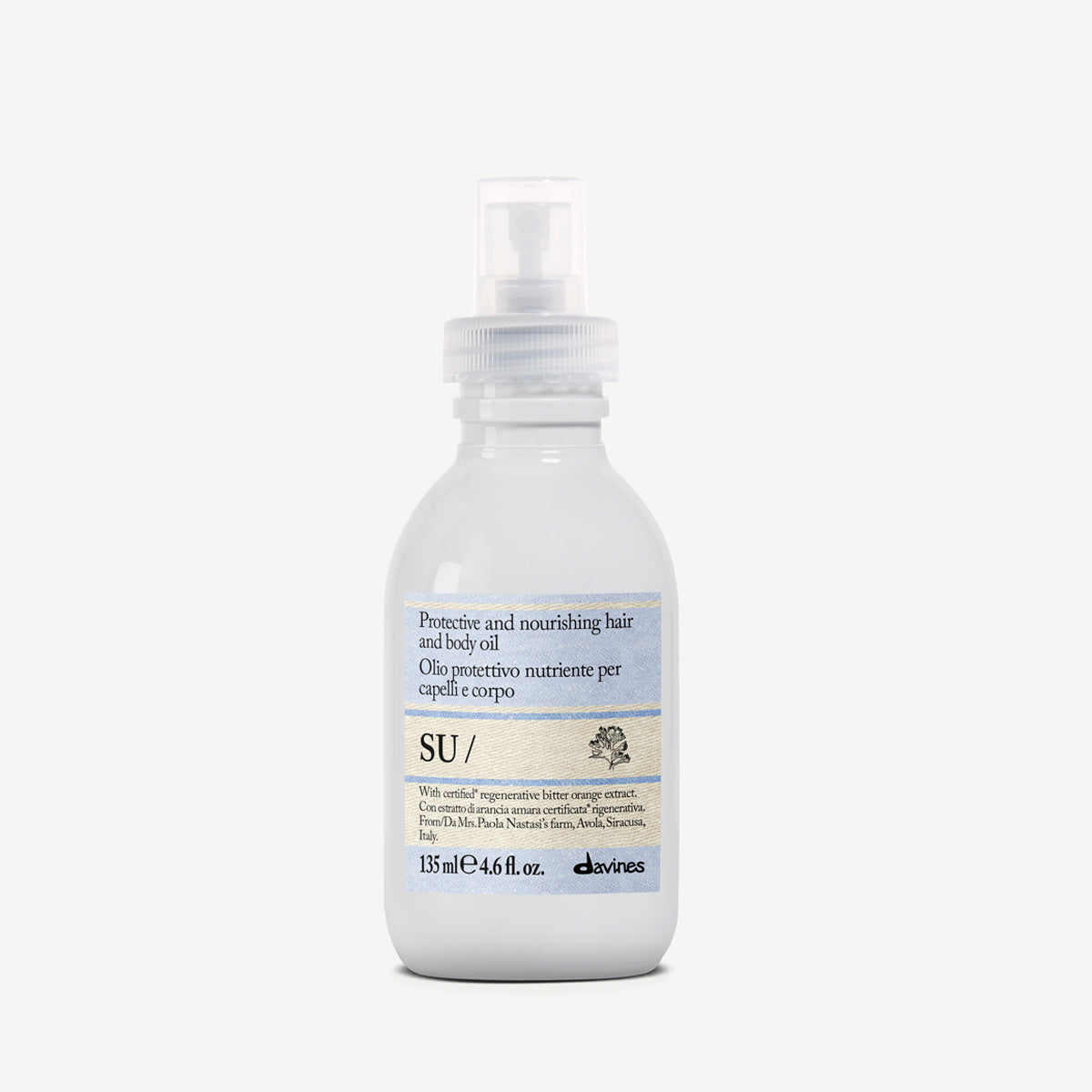 SU Protectitve and Nourishing Hair and Body Oil 1  Davines
